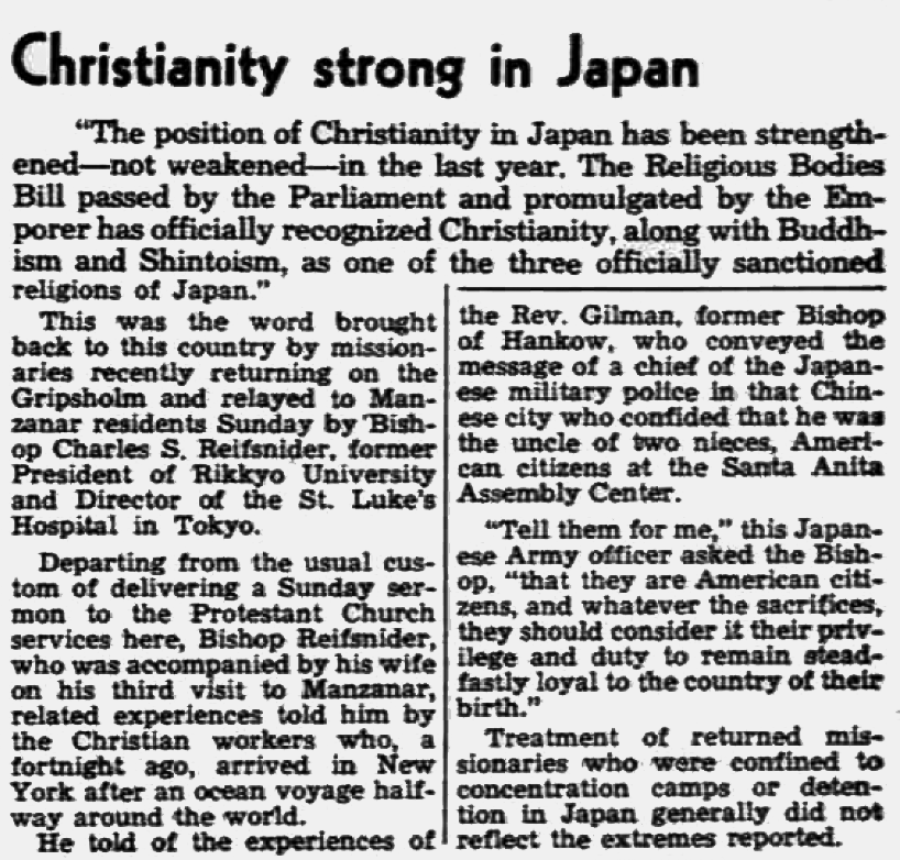 christianity in japan